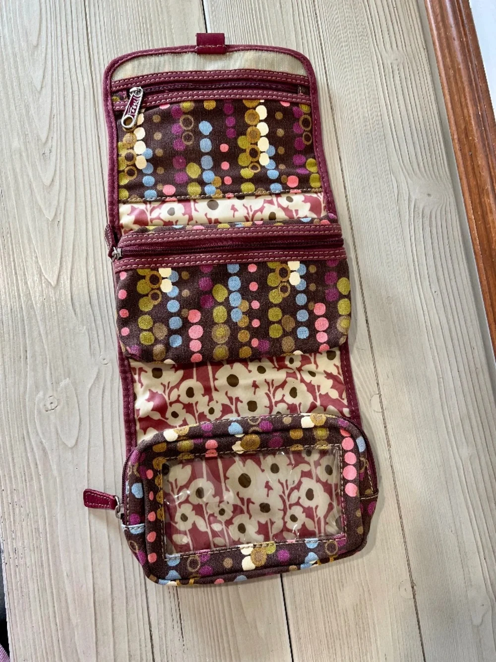 Fossil Key Per Canvas Roll Travel Organizer